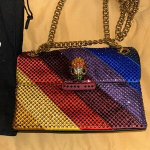 Kurt Geiger rhinestone rainbow bag
